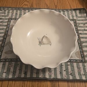 Pfaltzgraff Naturewood Fluted Serving Bowl 9 3/8"